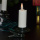 Dancing Flame Pillar Christmas Tree Flameless Candle