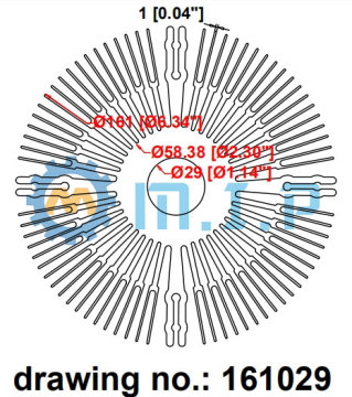 MIP#161029 6.3" passive round led cooler