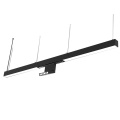 Luminária pendente linear de LED branco