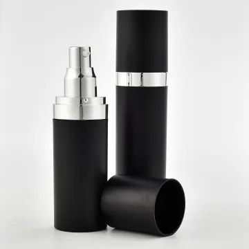 Refillable Cream Bottle Black Cream Bottle Frosted Bottle