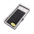 Extension de 16 faux cils noirs mats