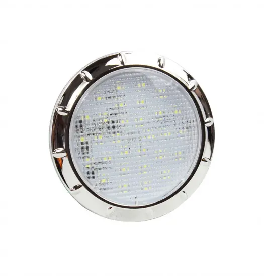 4 Inches Chrome Round RV Marine Interior Dome Lights