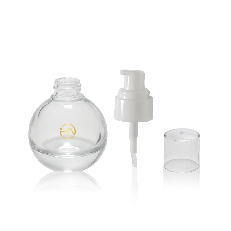 Custom empty glass serum bottle 20g 30g