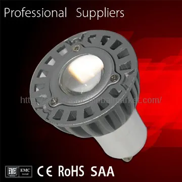 3w LED spot light spotlamps indoor gu10 led spot light