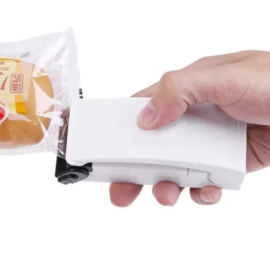 Mini Handle Bag Sealer Electronic Heat Sealing Machine Vacuum Impulse Sealer Seal Packing Plastic Bag Clips Kitchen Tools