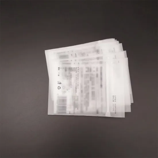 CPE frosted zipper bag for makeup