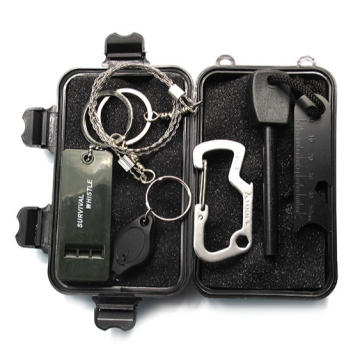 6-in-1 Kit Survival Kecemasan: Gear EDC untuk Wilderness, SOS, Tactical, dan Outdoor Adventures