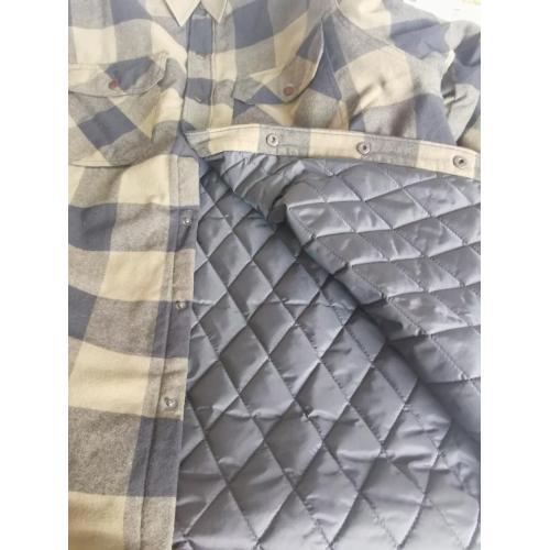 Men Coat Shirt Men Y/D Flannel With Padding And Pocket Supplier