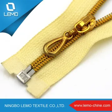 wholesales 3# gold metal zipper