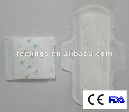 Grade A disposable dry surface free sanitary napkin