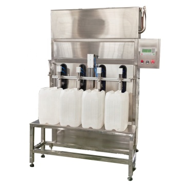 Semi-Automatic 4-Head 19 Liter Water Bottle Filling Machine - 5 Gallon Bottle Filler