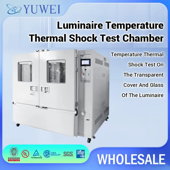 GB3836.1 Luminaire Lighting Temperature Thermal Shock Test Chamber Test the Glass of the Luminaire