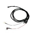 Cablaggio di alimentazione per fusibile automobilistico con terminale a forcella e connettore maschio BMW 2P da 1700 mm