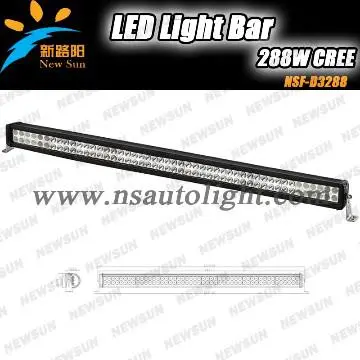 Cree Bar Light LED Car Accessories 288w LED Horizontal bar light