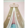 Tassel European Decorative Bedside Background Mosquito Net