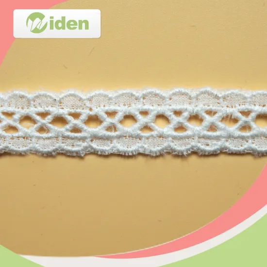 Swiss dry lace stocklot white cotton embroidery lace