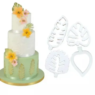 4pcs Leaf Leaves Jungle Biscuit Cookie Cutter Baking Mould
