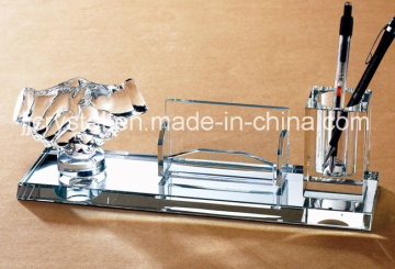 Crystal Glass Office Table Decoration for Business Gifts