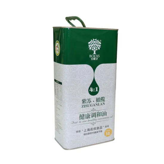 Perilla Oil Packaging Tin Bottle From Chinese Factory