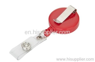 Promotion Plastic Red Color Badge Holder 