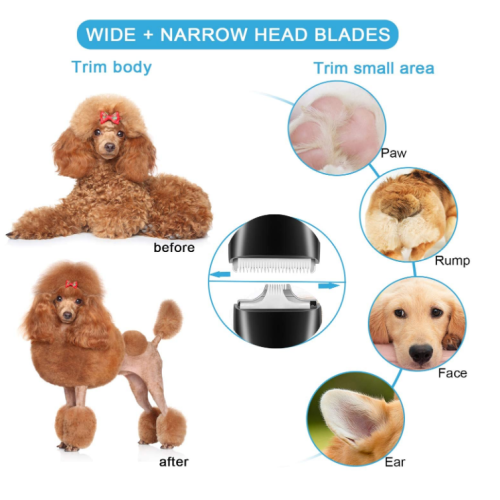 2 in 1 Dog Clippers Washable