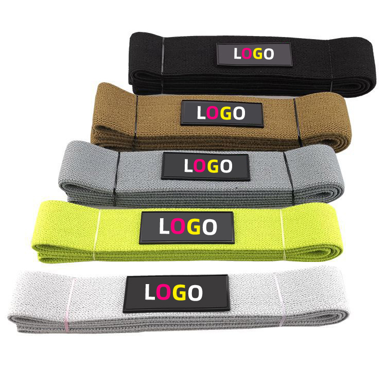 Lav MOQ Long Fabric Resistance Band Set