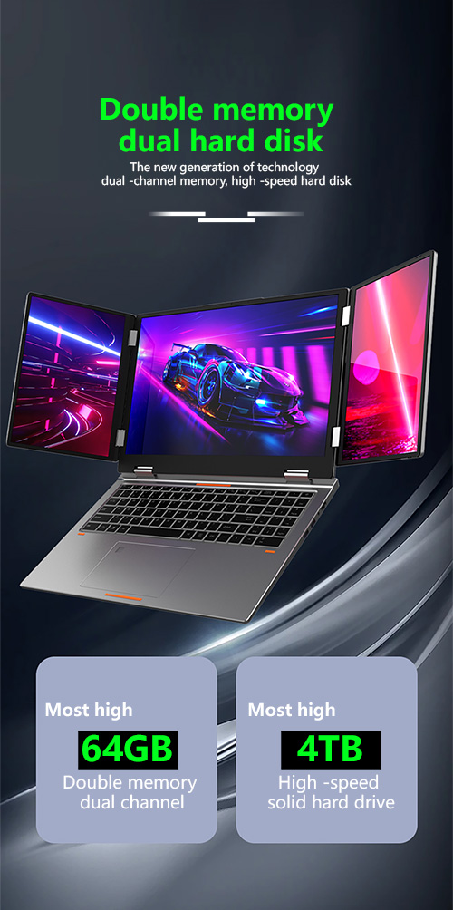 multi screen laptop