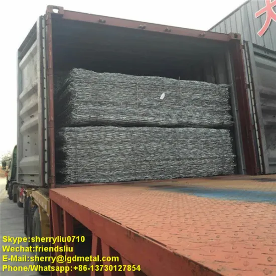 CE certificate 2*1*1m gabion wire mesh box price for sale / gabion box for sale / gabion mesh price------GBSL015