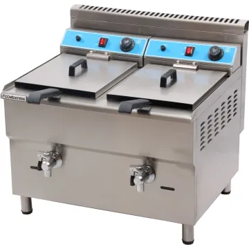 Table-Top Stainless Steel Commercial Kitchenware Gas Fryer for Restaurant