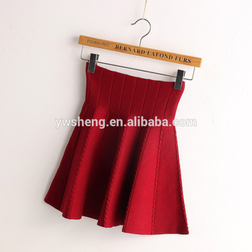 2016 hot selling yiwu spring summer autumnwinter hot selling plain women knitted skirts