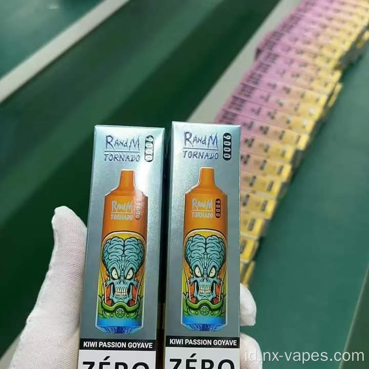 Seleksi rasa randm tornado 9000 puffs grosir