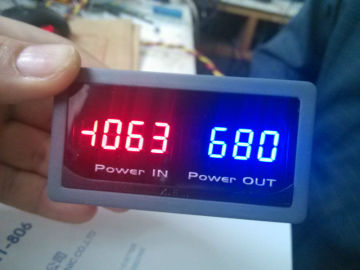dual channel signal input double voltmeter