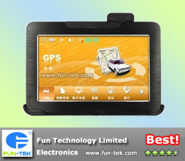 5-inch TFT-LCD ARM11 468MHz Car GPS Navigation Receiver Navigator Tracker Video MP3 MP4 FM Windows6.0