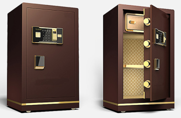 Double Door Biometric Fingerprint Safe Digital Box