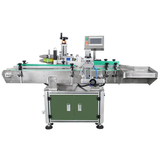 Automatic Labeling Machine for Cashew Nuts, Walnuts, and Snacks with Date Code Printer in Glass and Plastic Round Bottles
