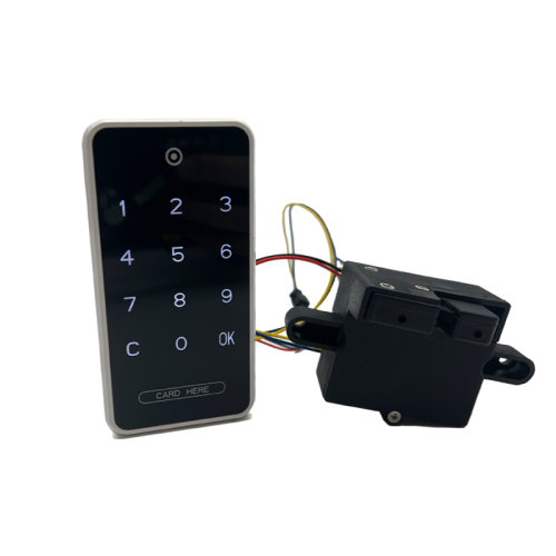 Swipe card password cabinet door lock