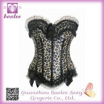 Leopard Sexy Corset Plus Size