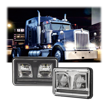 40W LED -Scheinwerfer für Kenworth Trucks - ECE R149 Konforme 24 -V -Quadratleuchte