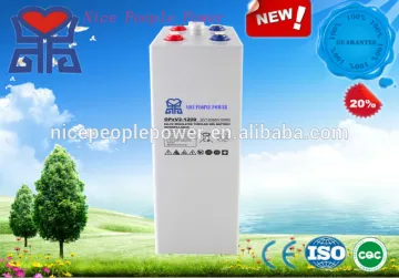 battery agm gel 2v deep cycle tubular battery OPzV Battery 2v 1200Ah 1500Ah 2000Ah