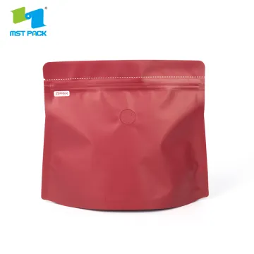 Stand Up Shapped Coffee Bag With Degassing Valve