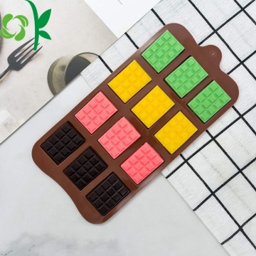 Mini Silicone Waffle Shape Chocolate Mold