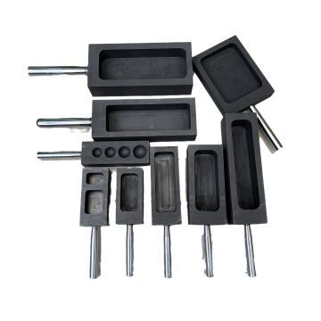 High Quality Square Graphite Crucible - 1kg Graphite Ingot Mold with Handle - Hot Sale