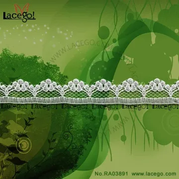 machine knitting nylon bridal lace applique