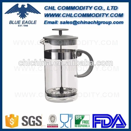 Tableware French press coffee&tea maker with 304 stainless steel