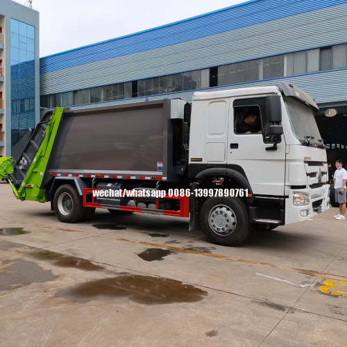 Camion à ordures compacteur SINOTRUCK HOWO 12 tonnes/16CBM