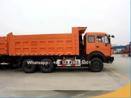 6x4 North beiben Construction Machinery dump truck price