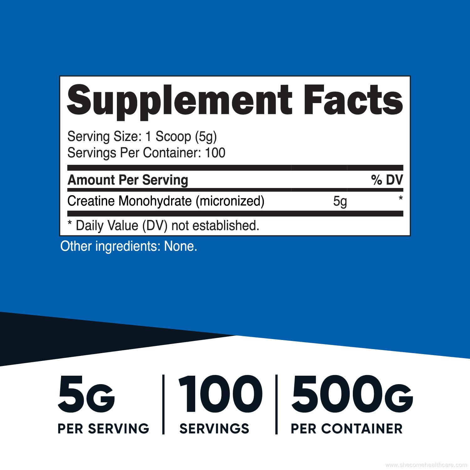 Creatine Monohydrate Micronized Powder 500G protein powder