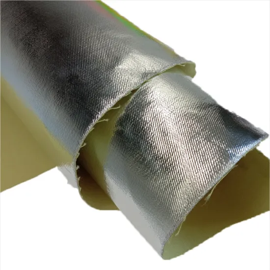 Heat Insulation Compound Aramid Aluminum Foil Cloth Flame Retardant Fabric