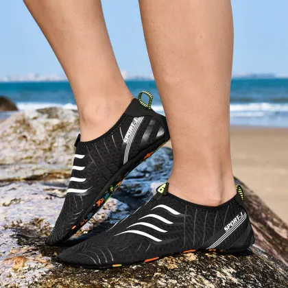 Women Summer Breathable Water Shoes, Men Beach Shoes, Upstream Aqua Shoes River Sea Diving Swimming Shoes, Outdoor Sport Shoes