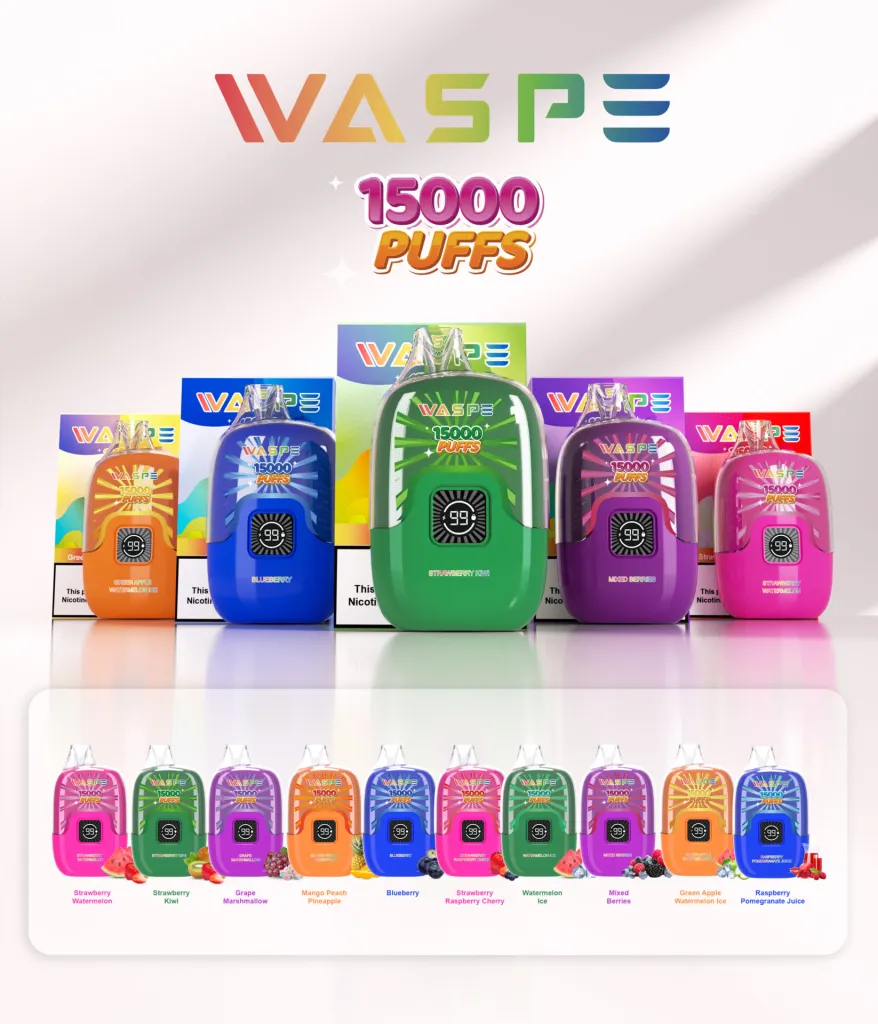 Polônia digital da Waspe 15000 Puffs original da Waspe 15000